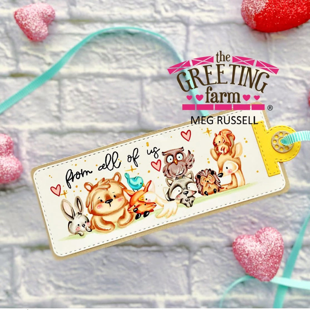The Greeting Farm Party Animals Stamps tag | color-code:ALT01