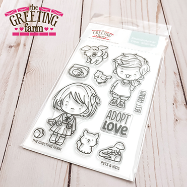 The Greeting Farm Pets & Kids Stamps