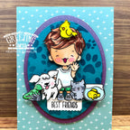 The Greeting Farm Pets & Kids Stamps Animal Best Friends