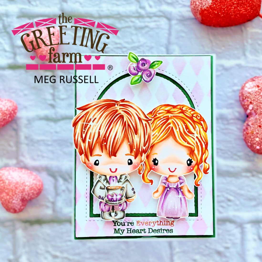 The Greeting Farm Regency Couple Stamps You're Everything | color-code:ALT01