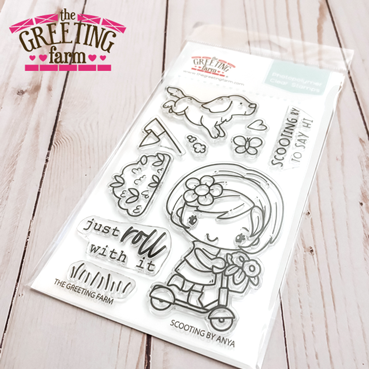 The Greeting Farm Scooting By Anya Stamps