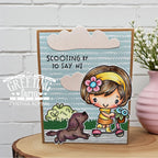The Greeting Farm Scooting By Anya Stamps Scooting by to say hi | color-code:ALT01