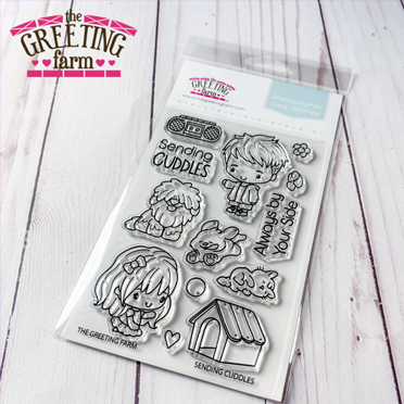 The Greeting Farm Sending Cuddles Stamps