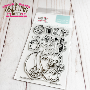The Greeting Farm Snuggle Anya Stamps