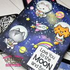 The Greeting Farm Space Kitties Stamps Love You | color-code:ALT01