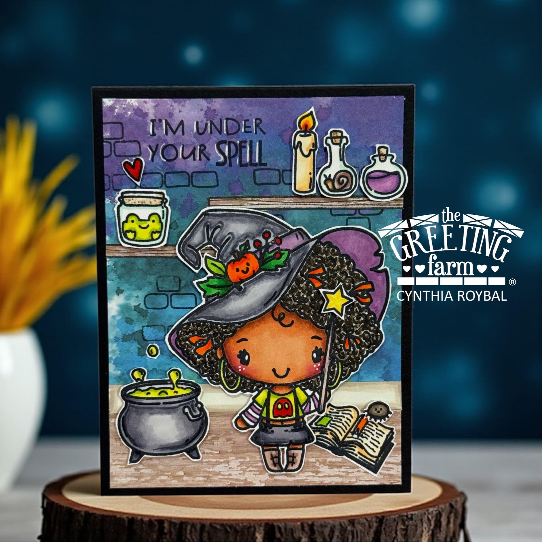 The Greeting Farm Wicked Anya 2 Stamps Under Your Spell | color-code:ALT01