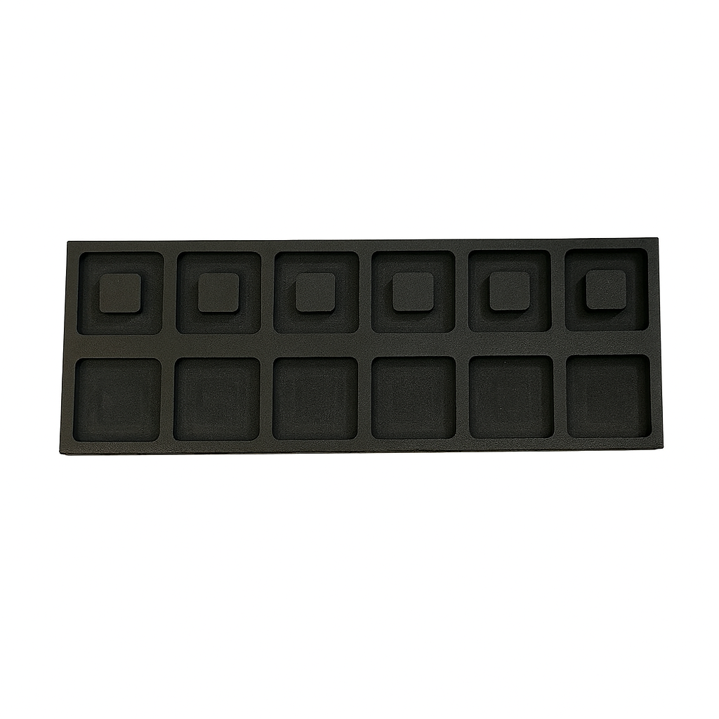 The Ink Stand Black Mini Ink Cube Palette 12 slots ispalb