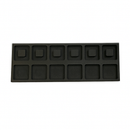 The Ink Stand Black Mini Ink Cube Palette 12 slots ispalb