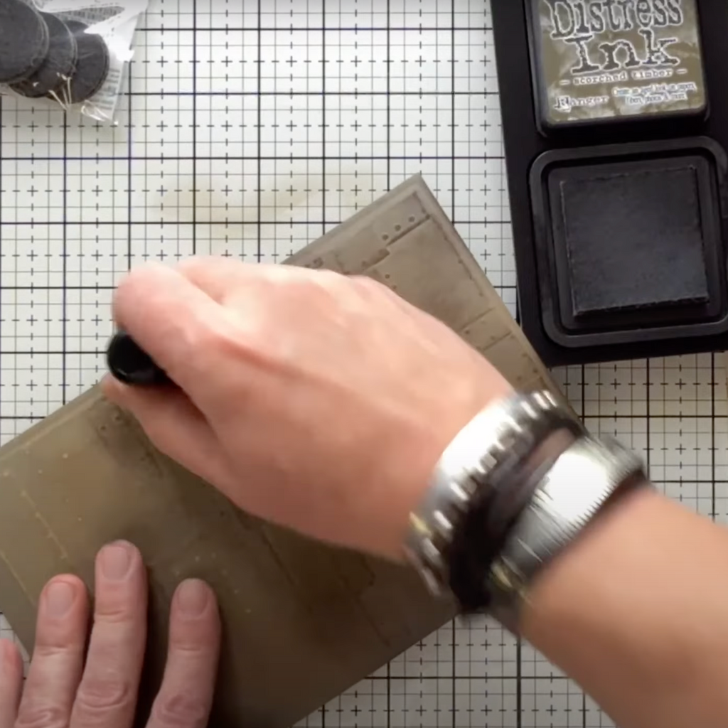The Ink Stand Black Square is751nb with Tim Holtz using during live