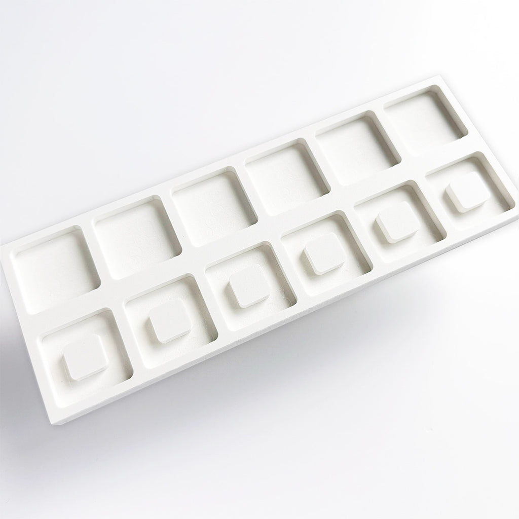 The Ink Stand White Mini Ink Pad Cube Palette ispalw
