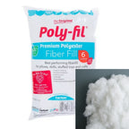 The Original Poly-fil Premium Polyester Fiberfill 6 Ounce Bag Fluff Up Close