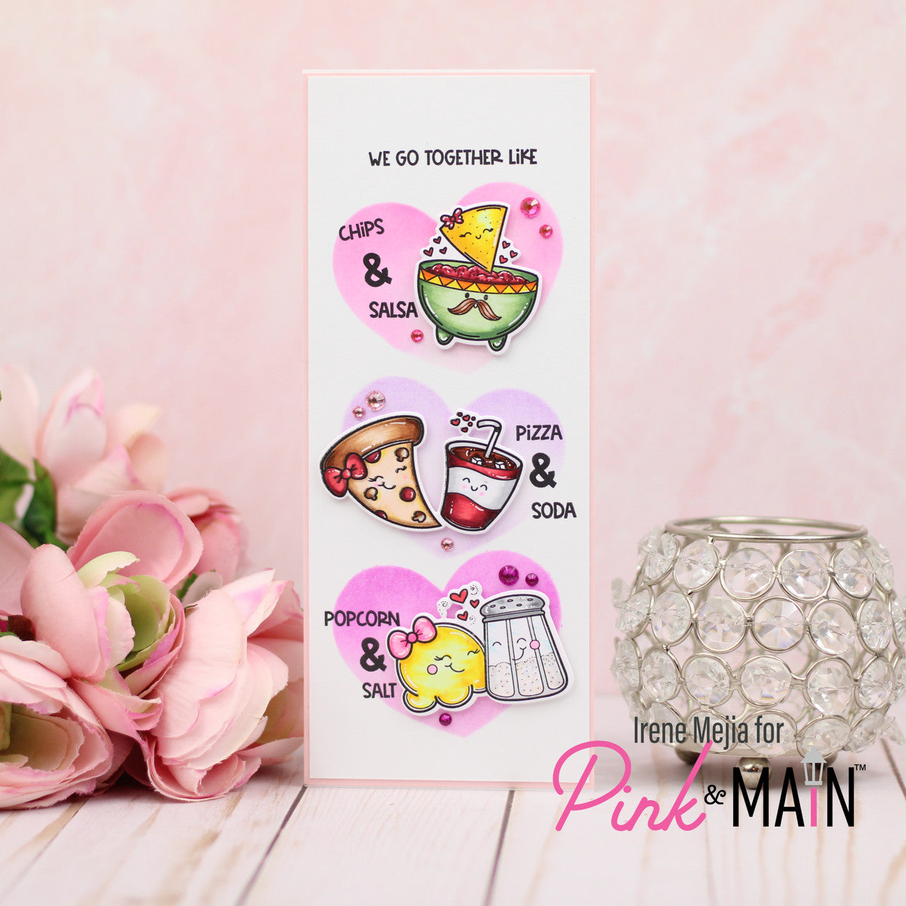 The Pink and Main Food Pairs Clear Stamps pm0756 soda