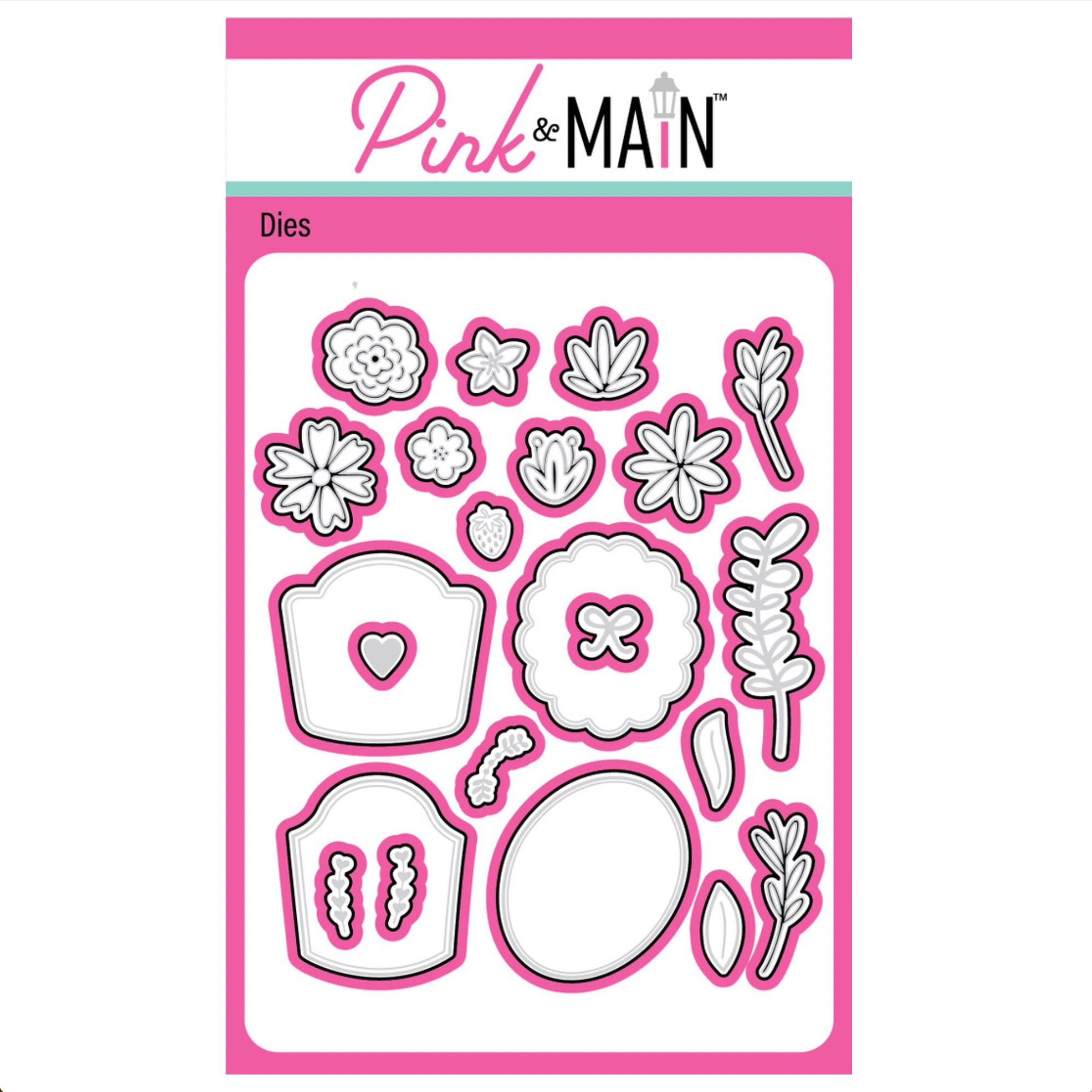 The Pink and Main Little Jar Labels Clear Stamp and Die Set product image 2