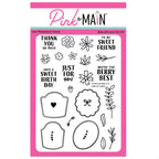 The Pink and Main Little Jar Labels Clear Stamps pm0891