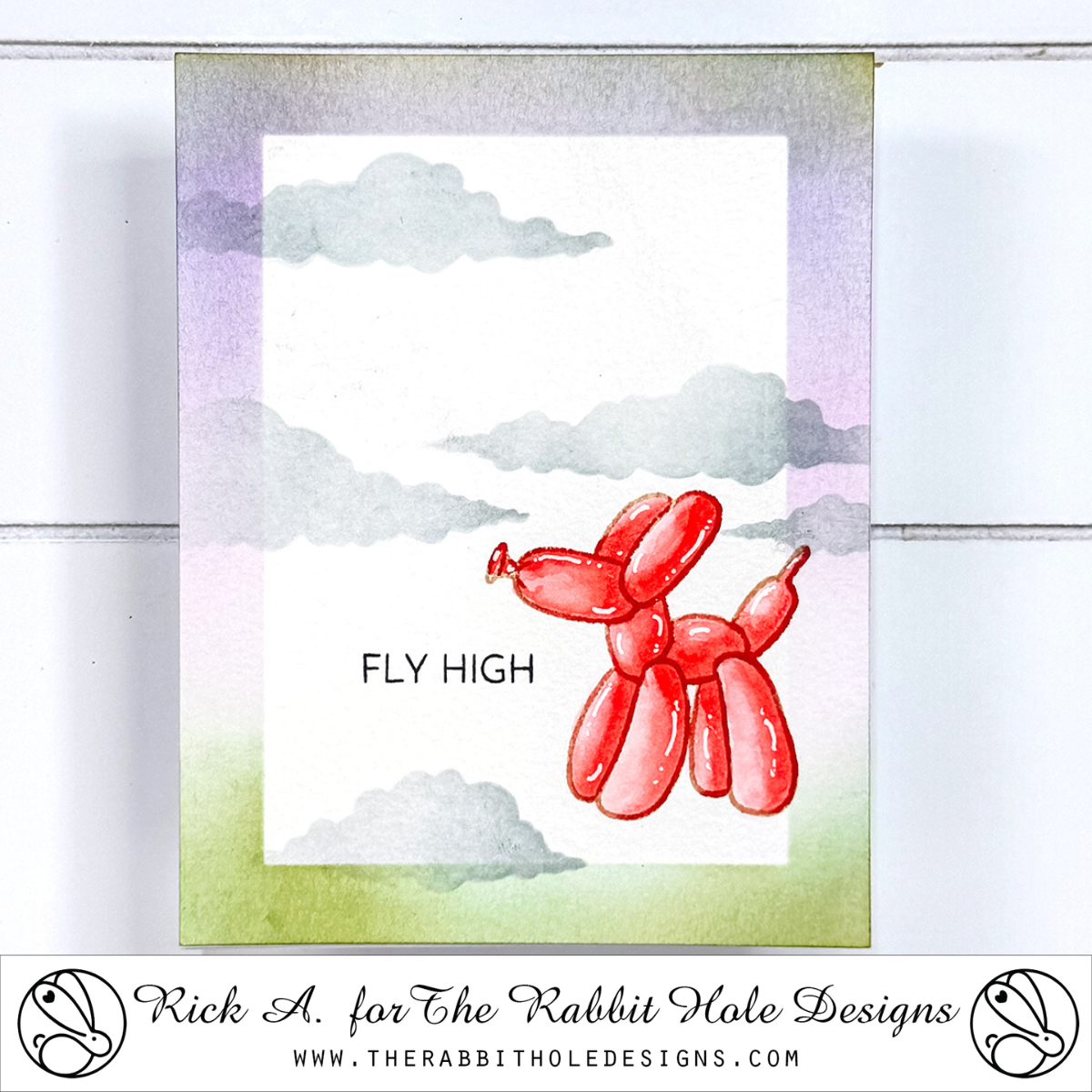 The Rabbit Hole Designs Balloon Animals 1 Clear Stamps trh-243*