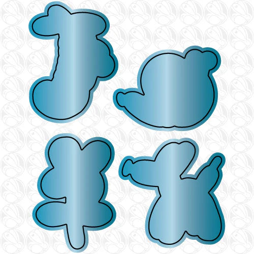 The Rabbit Hole Designs Balloon Animals 1 Dies trh-243d*