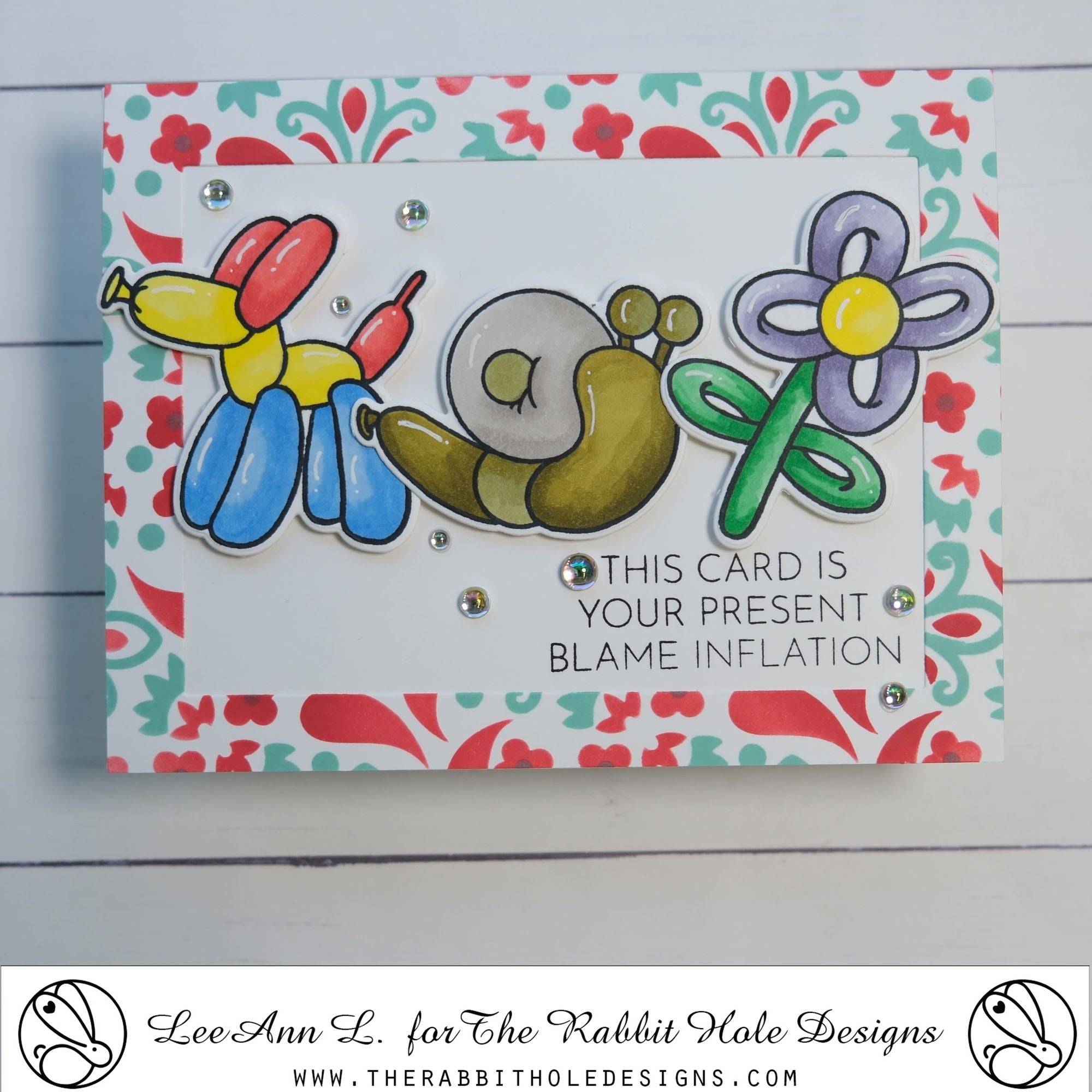 The Rabbit Hole Designs Balloon Animals 1 Dies trh-243d*