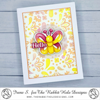 The Rabbit Hole Designs Balloon Animals 2 Clear Stamp and Die Set