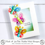 The Rabbit Hole Designs Balloon Animals 2 Clear Stamps trh-244*