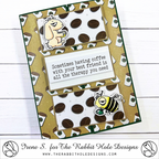 The Rabbit Hole Designs Blended Sentiments Sheets trhss-001 coffee beans