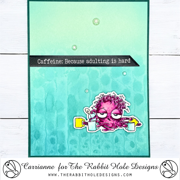 The Rabbit Hole Designs Blended Sentiments Sheets trhss-001 octopus