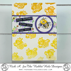The Rabbit Hole Designs Caffeinated Critters 1 Clear Stamp and Die Set TRH-247 happy birthday