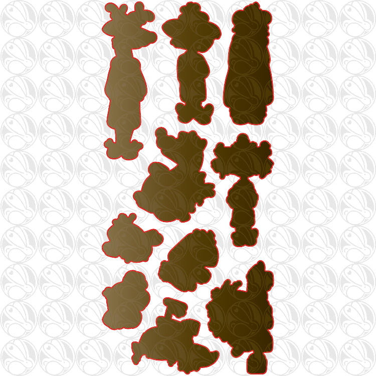 The Rabbit Hole Designs Caffeinated Critters 1 Clear Stamp and Die Set TRH-247 product image 2
