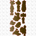 The Rabbit Hole Designs Caffeinated Critters 1 Clear Stamp and Die Set TRH-247 product image 2