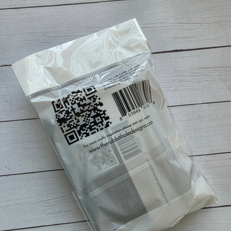 The Rabbit Hole Designs Cottontail Embossing Powder Tool trhd-cept packaging