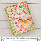 The Rabbit Hole Designs Holiday Background Builder Stencil trh-059s christmas