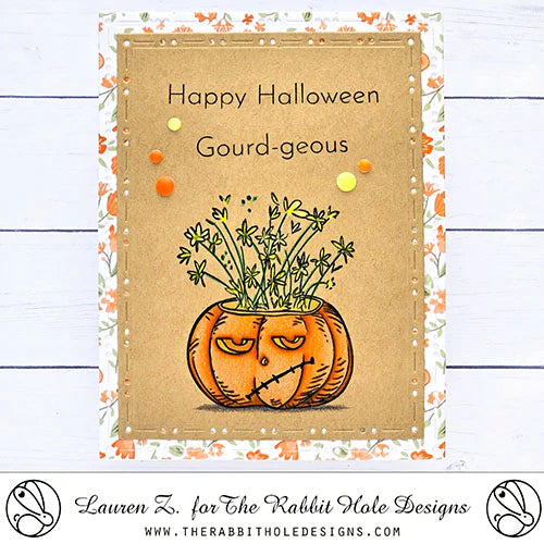 The Rabbit Hole Designs Jack Of All Faces Clear Stamps trh-245 happy halloween