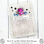 The Rabbit Hole Designs Modern Luxury Stencil trh-058s coffee