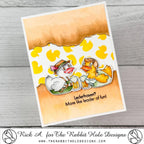 The Rabbit Hole Designs Oh Duck!!! Stencil trh-057s beer