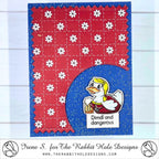 The Rabbit Hole Designs Prost! Clear Stamp and Die Set trh-251b flowers