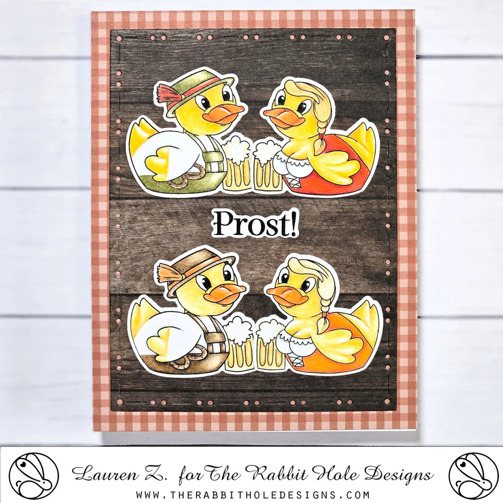 The Rabbit Hole Designs Prost! Clear Stamps trh-251 beer