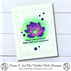 The Rabbit Hole Designs Sassy Sentiments The Southern Edition Clear Stamps trh-254 purple