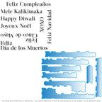 The Rabbit Hole Designs Sentimentally Speaking Holidays Abroad Clear Stamp and Die Set trh-252b