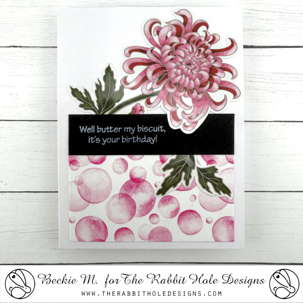 The Rabbit Hole Designs Watercolor Bubbles 6x6 inch Paper Pack trh-06PP birthday