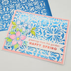Therm O Web Artsy Prints Deco Foil Toner Card Fronts 5718 Happy Spring