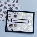 Therm O Web Birch Deco Foil Transfer Sheets iCraft 5698 happy brrrthday