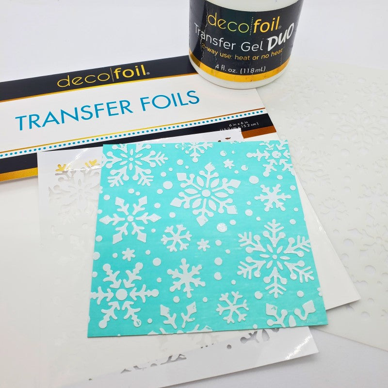 Therm O Web Blizzard Deco Foil Transfer Sheets iCraft 5695 snowflakes