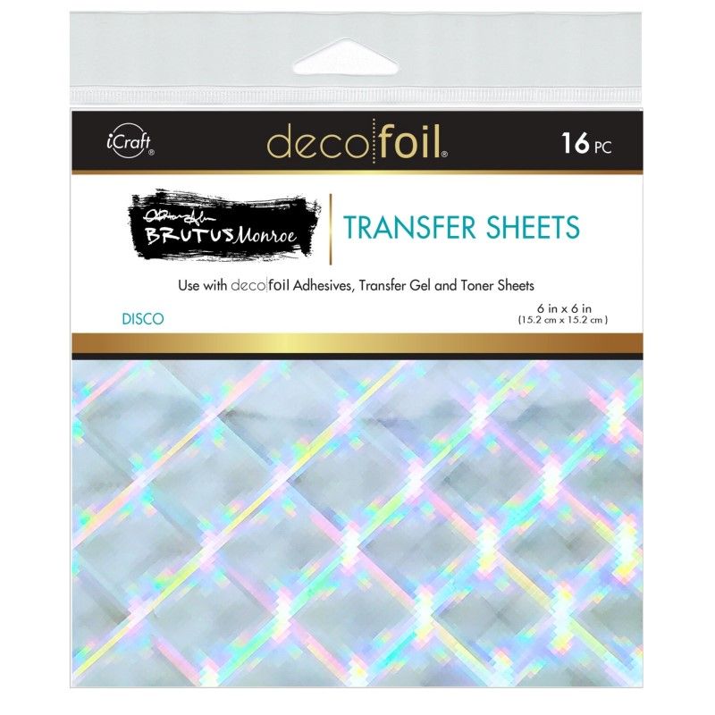 Therm O Web Brutus Monroe Disco Deco Foil Transfer Sheets 19166