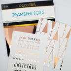 Therm O Web Cider Deco Foil Transfer Sheets iCraft 5699 text foiled