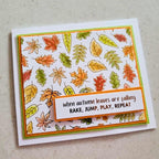 Therm O Web Deco Foil Harvest Toner Card Fronts 5693 Both Designs Leaves