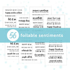Therm O Web Deco Foil Merry Moments Toner Card Sentiments 5705 Outside of Packaging