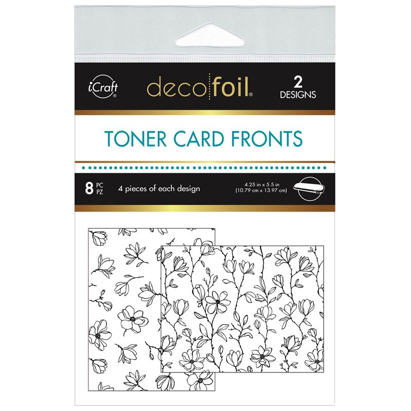 Therm O Web Delicate Magnolias Deco Foil Toner Card Fronts 5717