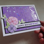 Therm O Web Delicate Magnolias Deco Foil Toner Card Fronts 5717 mother's day