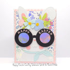 Therm O Web Fairy Wings Deco Foil Transfer Sheets iCraft 5728 Happy Easter Bunny Rabbit with Sunglasses Card