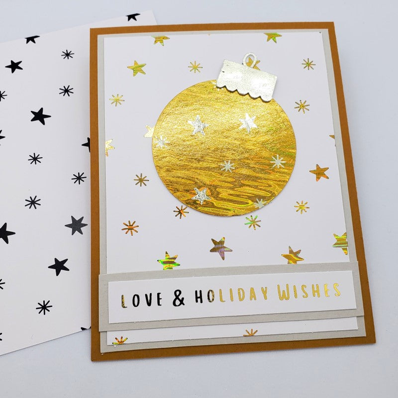 Therm O Web Firelight Deco Foil Transfer Sheets iCraft 5696 love and holiday wishes