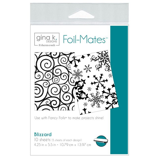 Therm O Web Gina K. Designs Blizzard Foil-Mates Remix Deco Foil Toner Card Fronts 18230